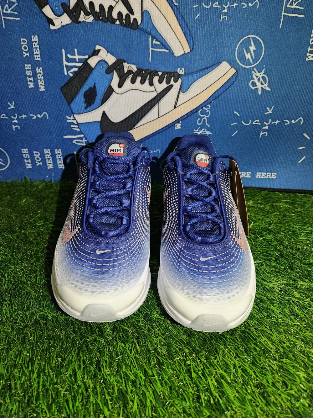 Size 8 Men 9.5 Women Nike Air Max DN USA Olympics Blue  Metallic Silver White - Picture 2 of 9